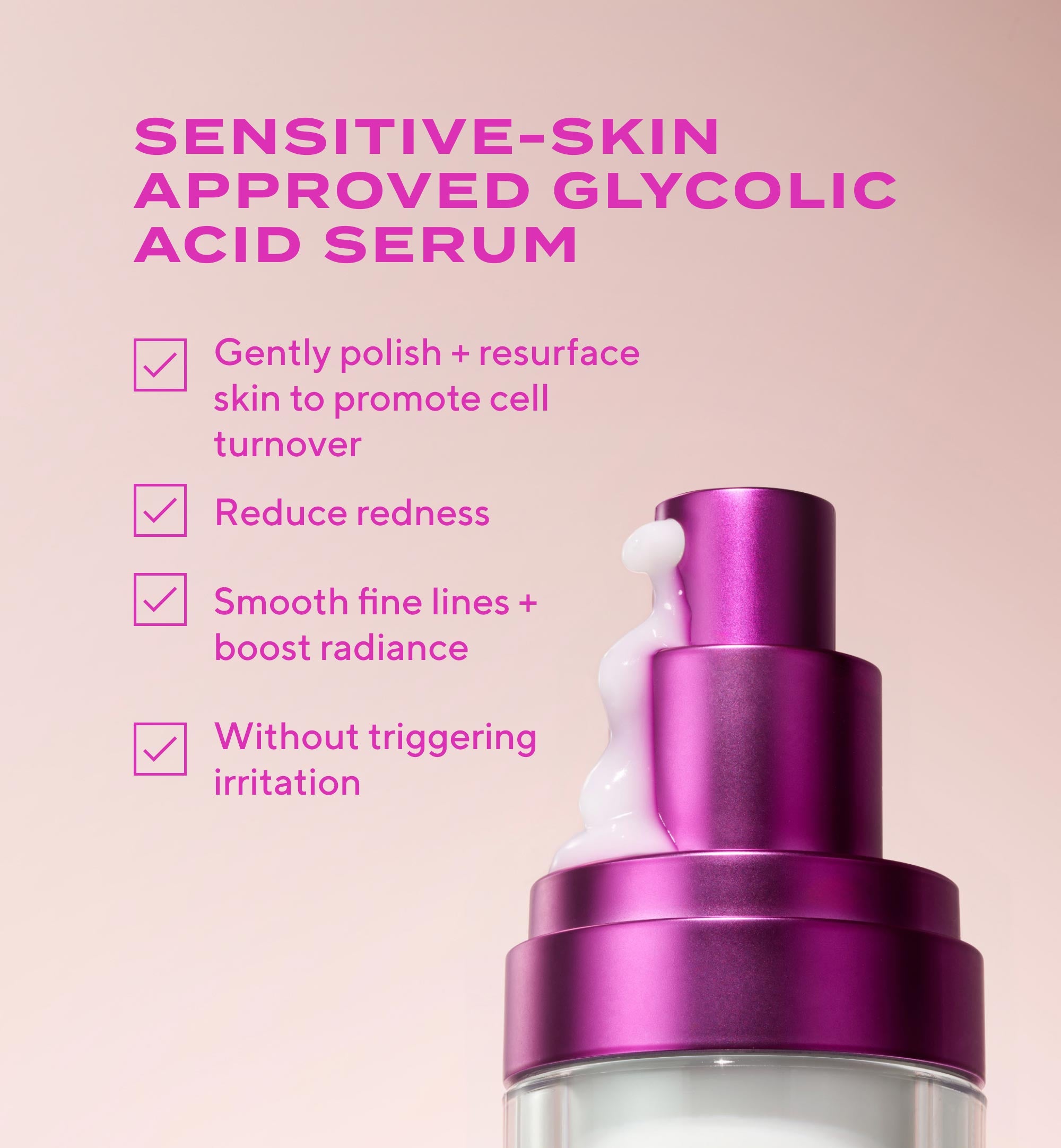 Gentle Glycolic Acid Resurfacing Serum for Sensitive Skin - Image 2